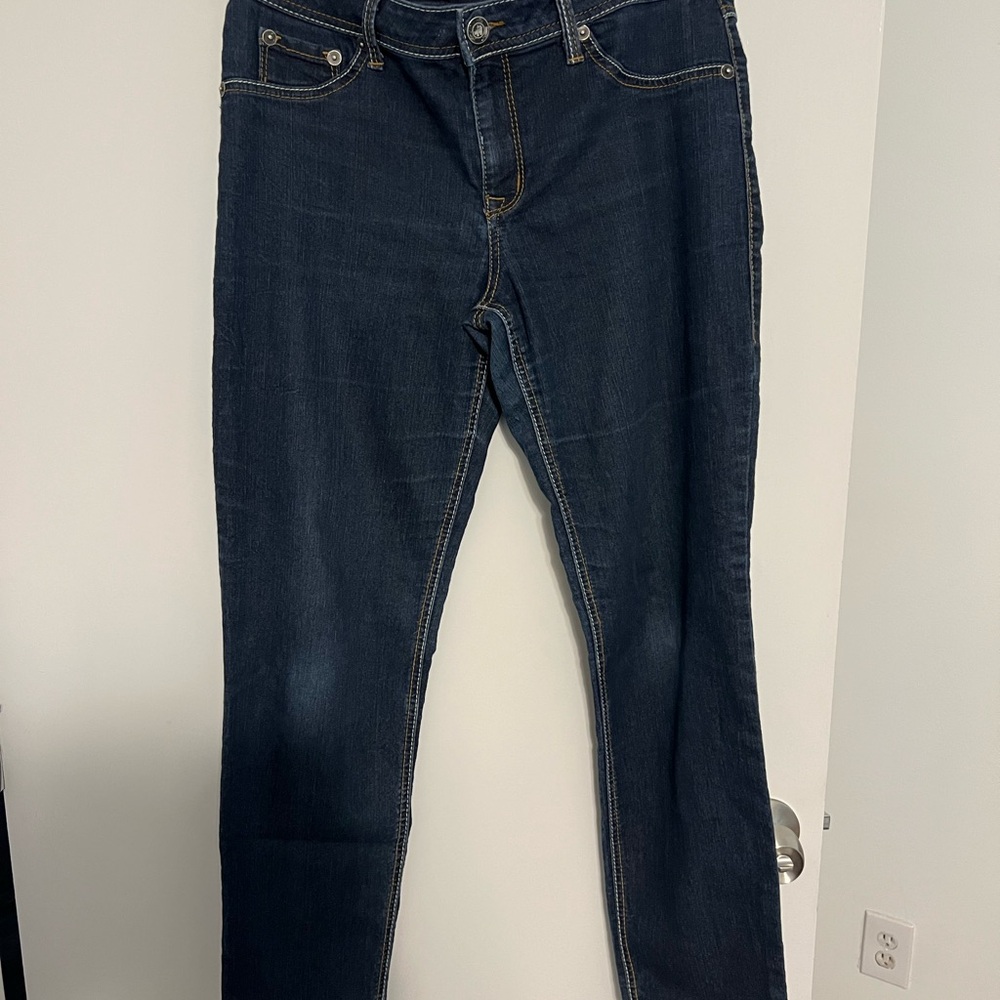 A.N.A A New Approach Womens Skinny Denim Blue Jeans Size 12 Inseam 31”
